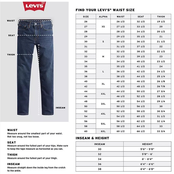 NWT Levi's® Premium 501® SLIM TAPER FIT MEN'S JEANS - Picture 9 of 14